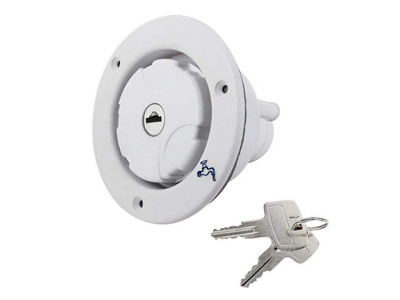 tapon llenado aguas limpias blanco