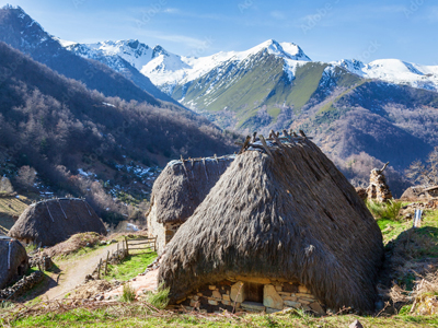 pueblo asturias braña de pornacal